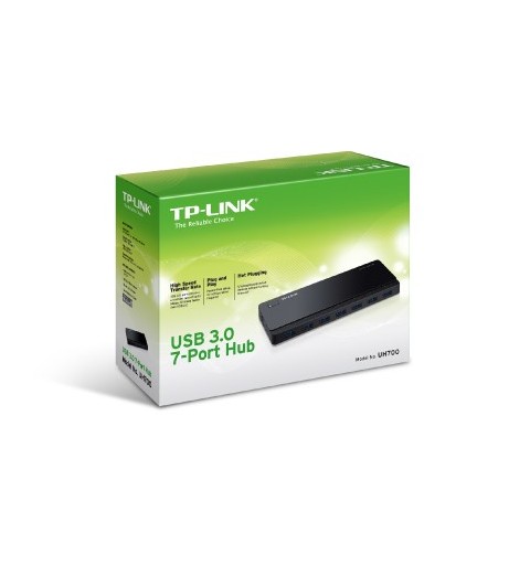 TP-Link UH700 USB 3.2 Gen 1 (3.1 Gen 1) Micro-B 5000 Mbit s Negro