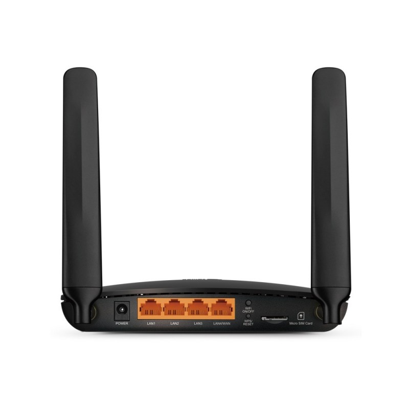 TP-Link Archer MR200 router wireless Fast Ethernet Dual-band (2.4 GHz 5 GHz) 4G Nero