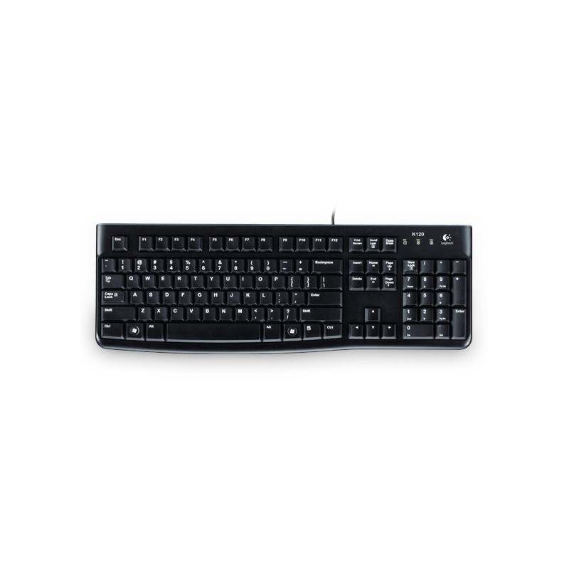 Logitech Keyboard K120 for Business Tastatur USB QWERTY Italienisch Schwarz