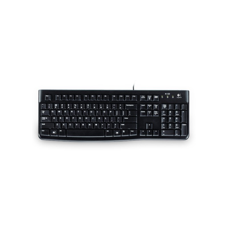 Logitech Keyboard K120 for Business teclado USB QWERTY Italiano Negro
