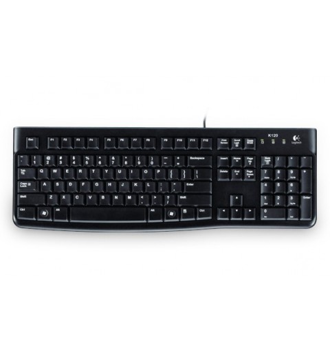 Logitech Keyboard K120 for Business teclado USB QWERTY Italiano Negro