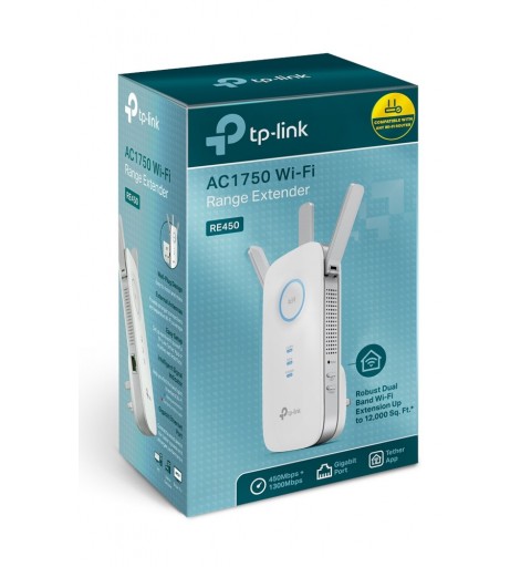 TP-Link RE450 Repetidor de red Blanco 10, 100, 1000 Mbit s
