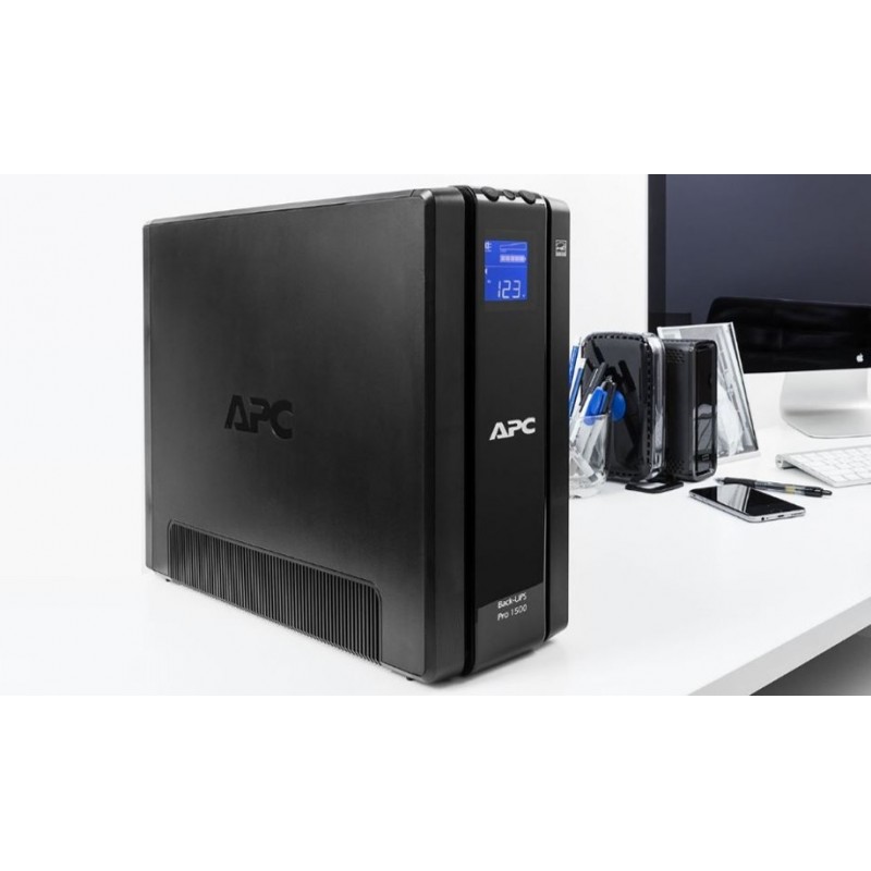 APC Back-UPS Pro Unterbrechungsfreie Stromversorgung (USV) Line-Interaktiv 1,5 kVA 865 W 6 AC-Ausgänge