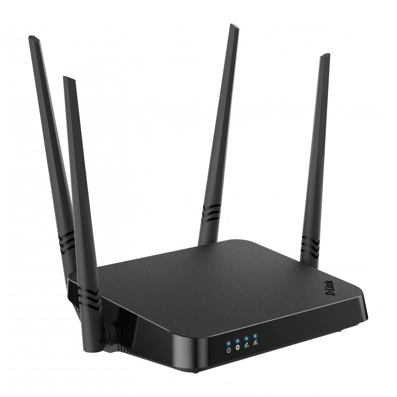 D-Link AC1200 WLAN-Router Gigabit Ethernet Dual-Band (2,4 GHz 5 GHz) Schwarz