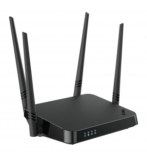 D-Link AC1200 router wireless Gigabit Ethernet Dual-band (2.4 GHz 5 GHz) Nero