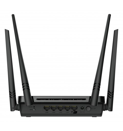 D-Link AC1200 router wireless Gigabit Ethernet Dual-band (2.4 GHz 5 GHz) Nero