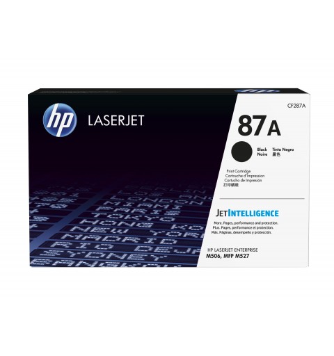 HP 87A toner LaserJet noir authentique