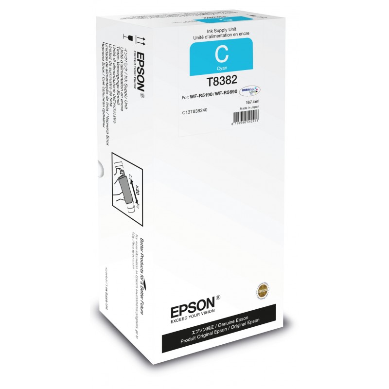 Epson Unité d'alimentation en encre Cyan XL