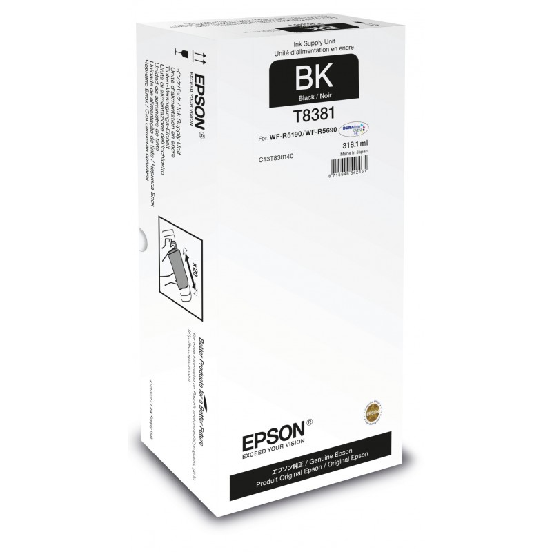 Epson Unidad de suministro de tinta T8381 negro XL