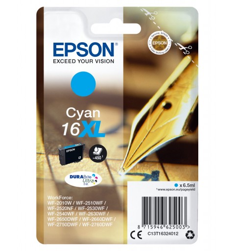 Epson Pen and crossword Cartucho 16XL cian