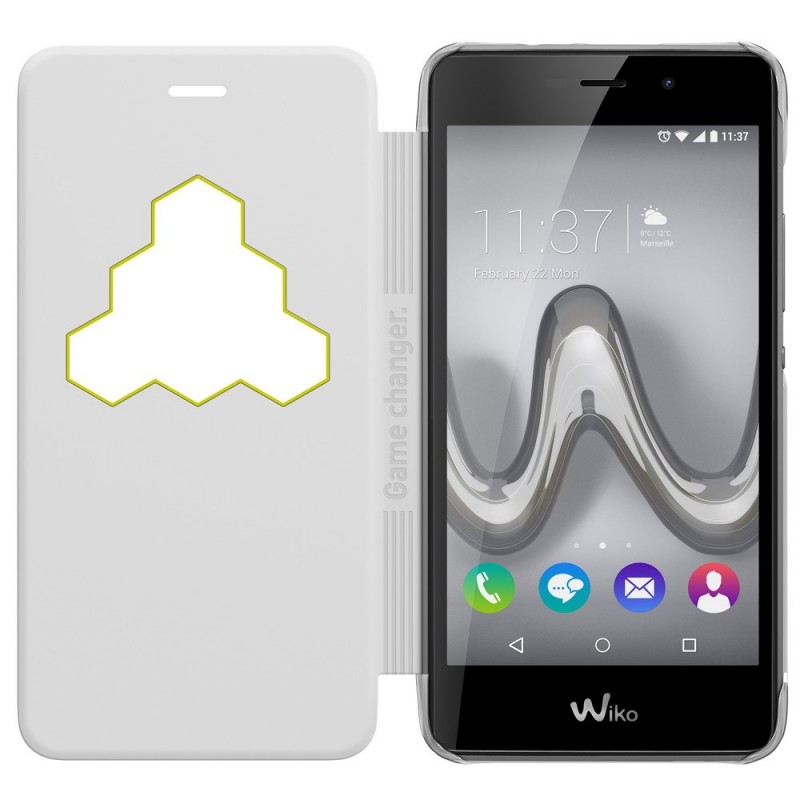 Wiko WiCUBE mobile phone case Folio White