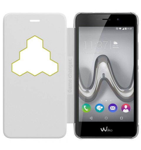 Wiko WiCUBE coque de protection pour téléphones portables Folio Blanc