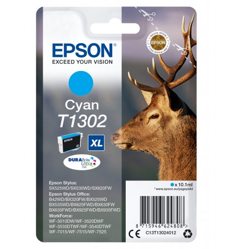 Epson Stag Cartucho T1302 cian