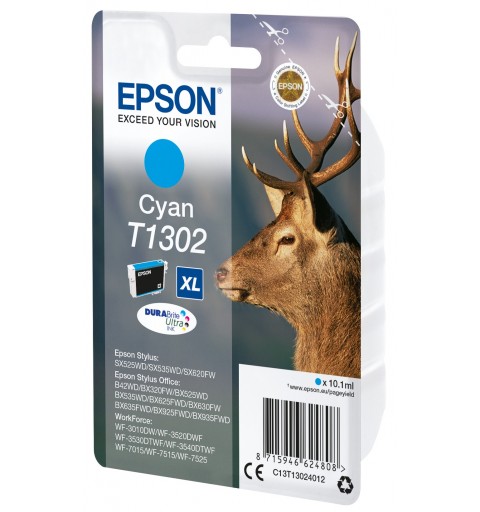 Epson Stag Cartucho T1302 cian