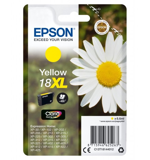 Epson Daisy Cartucho 18XL amarillo