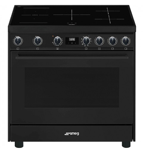 Smeg C91IEA9 four et cuisinière Plaque avec zone à induction Noir A