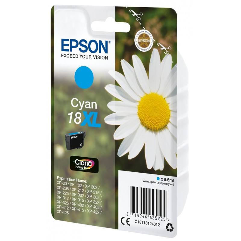 Epson Daisy Cartucho 18XL cian