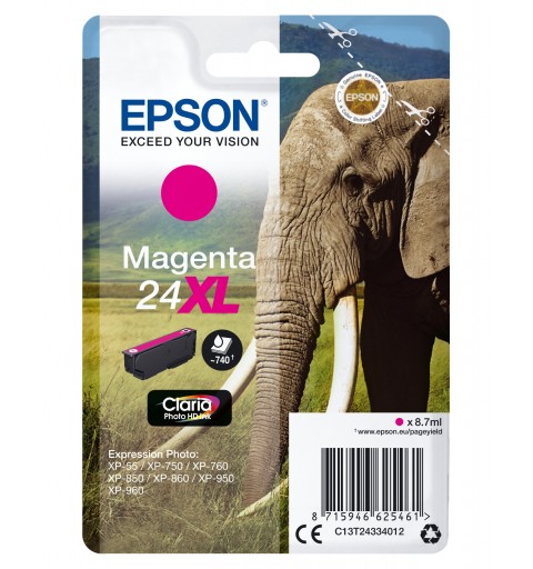 Epson Elephant Cartucho 24XL magenta