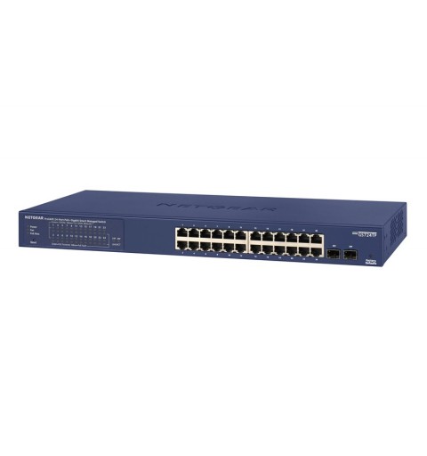 NETGEAR GS724TP Géré L2 L3 L4 Gigabit Ethernet (10 100 1000) Connexion Ethernet, supportant l'alimentation via ce port (PoE) 1U