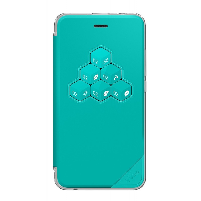 Wiko WISFW0045 coque de protection pour téléphones portables Folio Turquoise