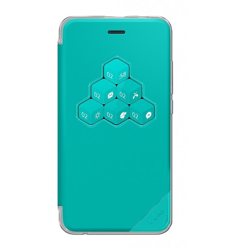 Wiko WISFW0045 custodia per cellulare Custodia a libro Turchese