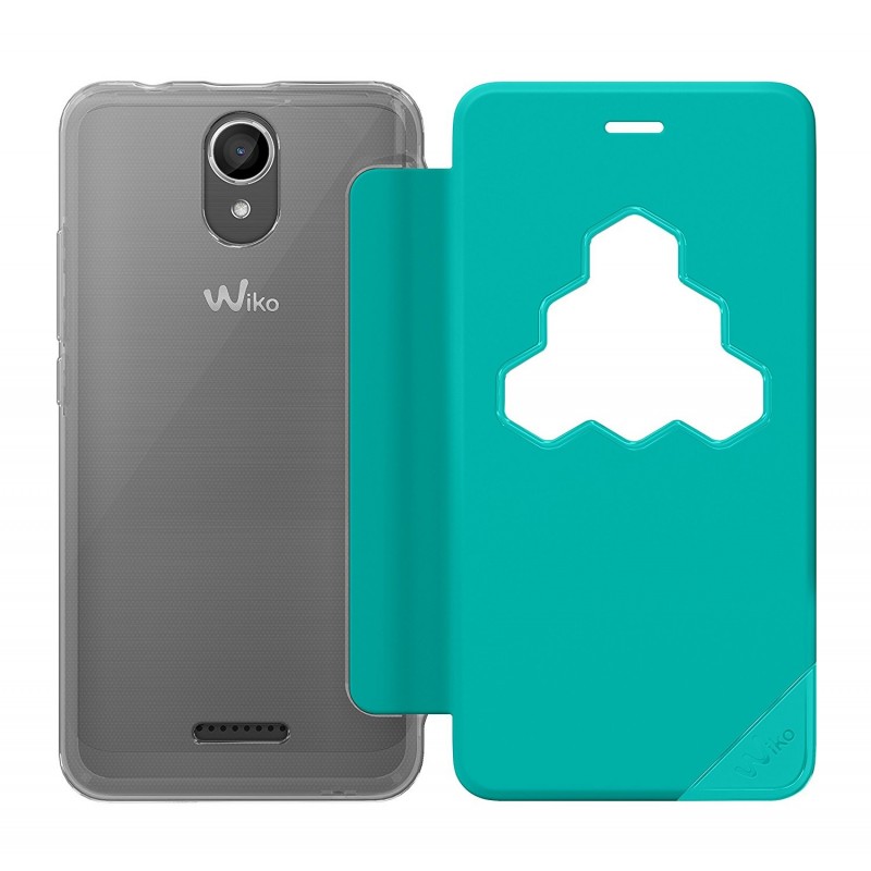 Wiko WISFW0045 custodia per cellulare Custodia a libro Turchese