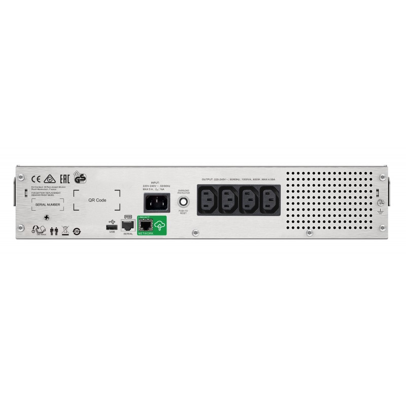 APC SMC1500I-2UC sistema de alimentación ininterrumpida (UPS) Línea interactiva 1,5 kVA 900 W 4 salidas AC