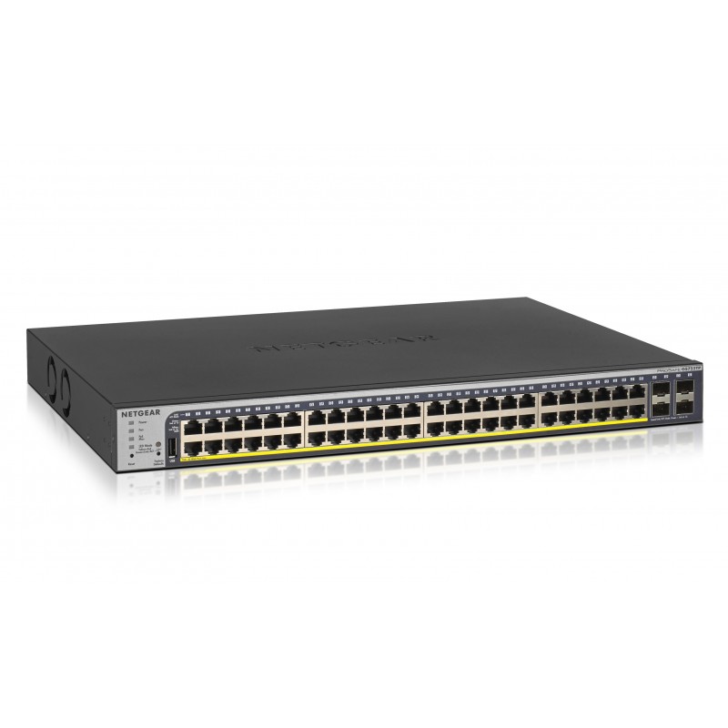 NETGEAR GS752TP Gestito L2 L3 L4 Gigabit Ethernet (10 100 1000) Supporto Power over Ethernet (PoE) 1U Nero