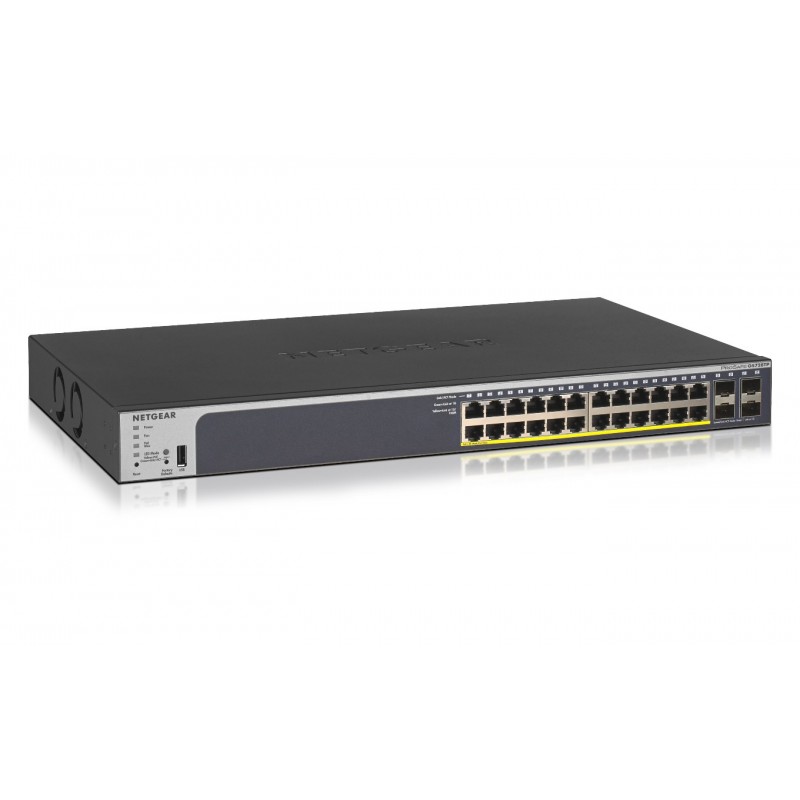 NETGEAR GS728TP Gestito L2 L3 L4 Gigabit Ethernet (10 100 1000) Supporto Power over Ethernet (PoE) 1U Nero