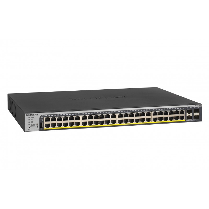 NETGEAR GS752TPP Gestito L2 L3 L4 Gigabit Ethernet (10 100 1000) Supporto Power over Ethernet (PoE) 1U Nero NETGEAR GS752TPP Gestito L2 L3 L4 Gigabit Ethernet (10 100 1000) Supporto Power over Ethernet (PoE) 1U Nero