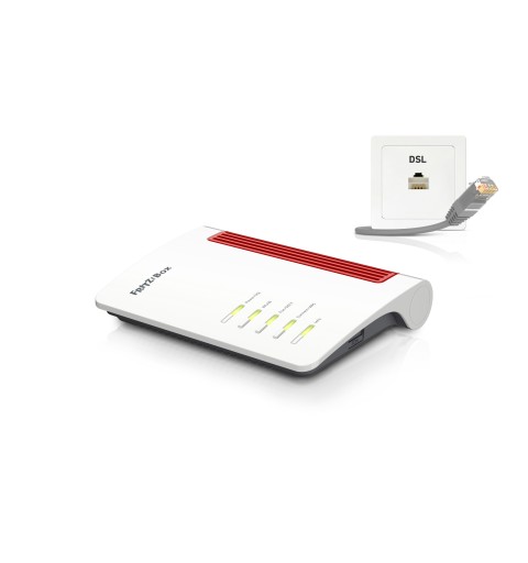 FRITZ!Box Box 7530 router inalámbrico Gigabit Ethernet Doble banda (2,4 GHz 5 GHz) Blanco