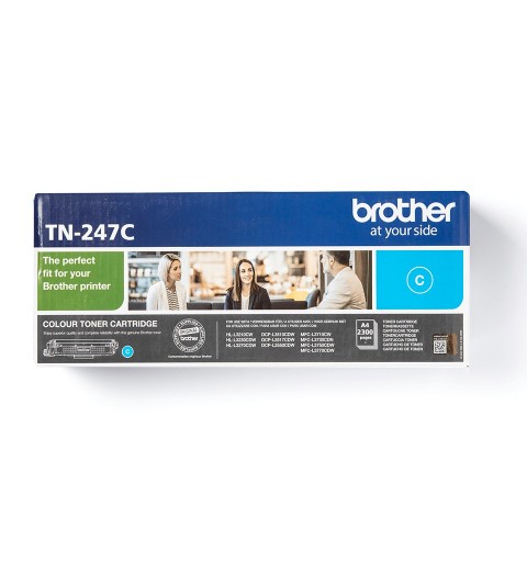 Brother TN-247C cartuccia toner 1 pz Originale Ciano