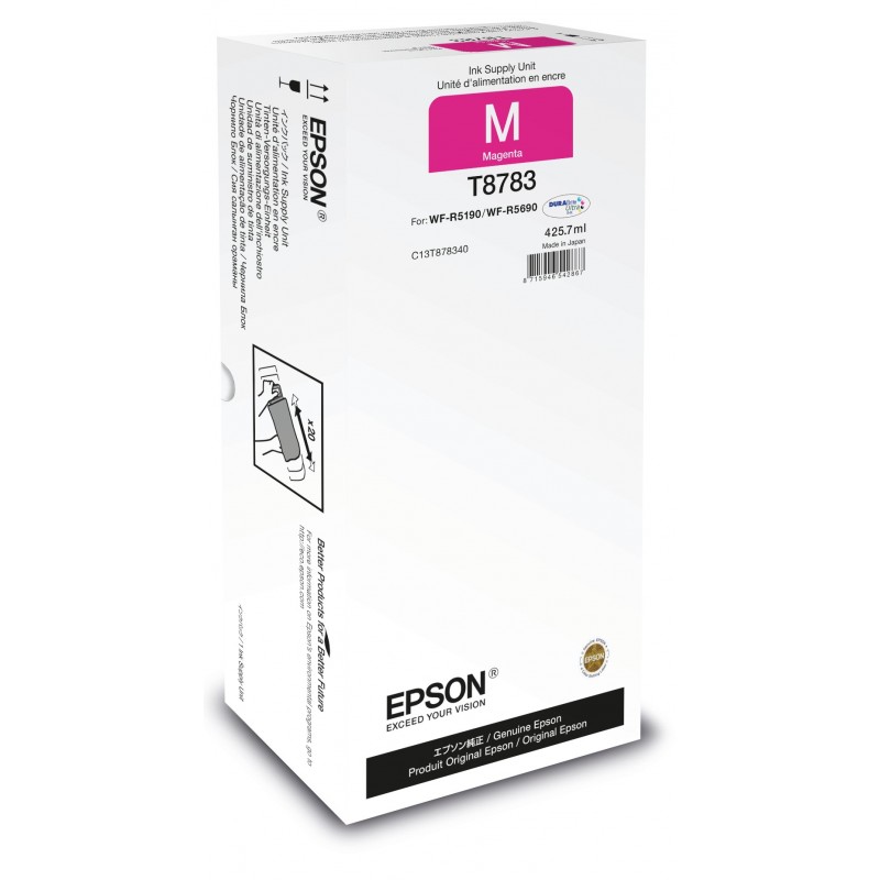 Epson Unidad de suministro de tinta T8783 magenta XXL