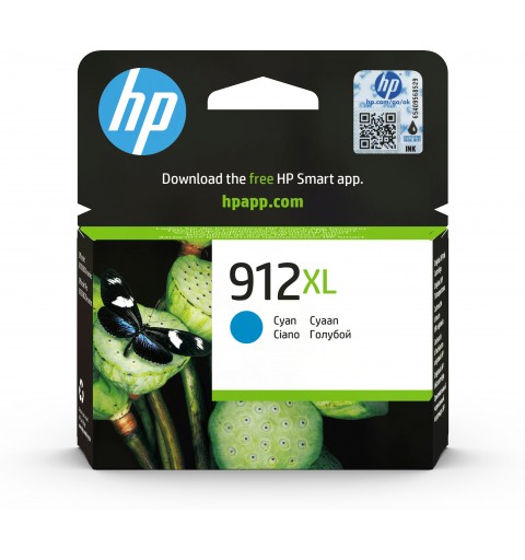 HP Cartuccia di inchiostro ciano originale 912XL ad alta capacità