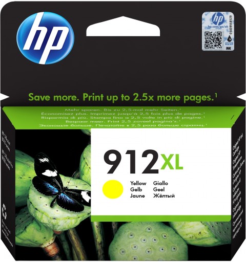 HP Cartuccia di inchiostro giallo originale 912XL ad alta capacità