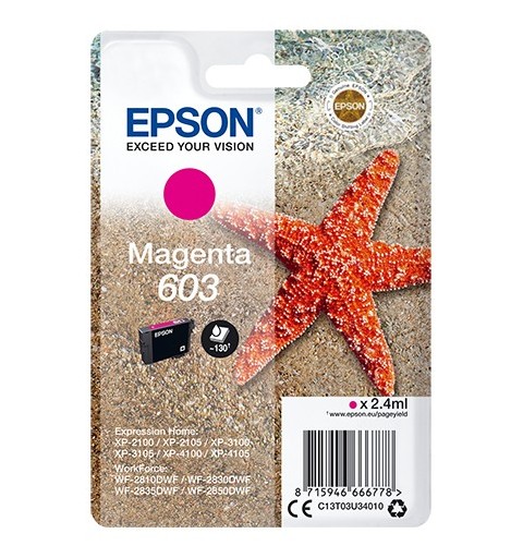 Epson Singlepack Magenta 603 Ink