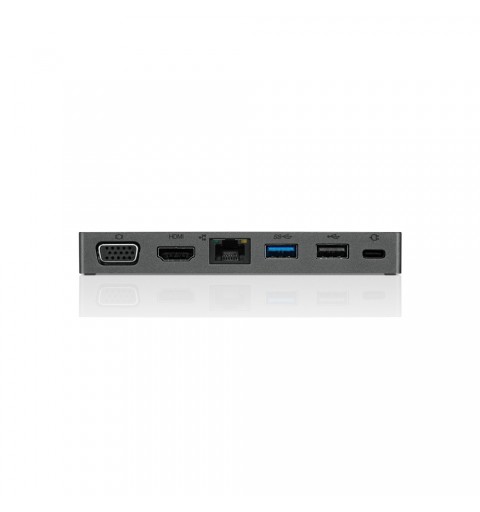 Lenovo 4X90S92381 laptop-dockingstation & portreplikator Kabelgebunden USB 3.2 Gen 1 (3.1 Gen 1) Type-C Grau