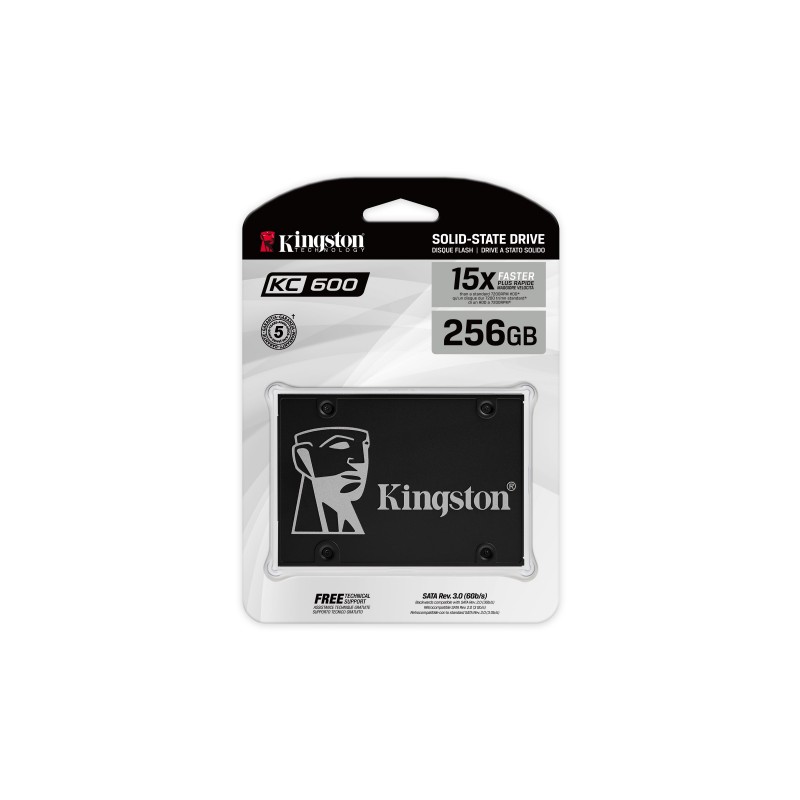 Kingston Technology KC600 2.5" 256 GB Serial ATA III 3D TLC