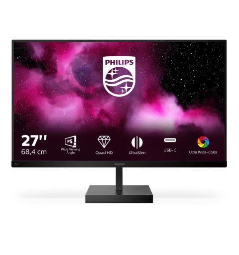 Philips C Line 276C8 00 pantalla para PC 68,6 cm (27") 2560 x 1440 Pixeles Quad HD LCD Negro