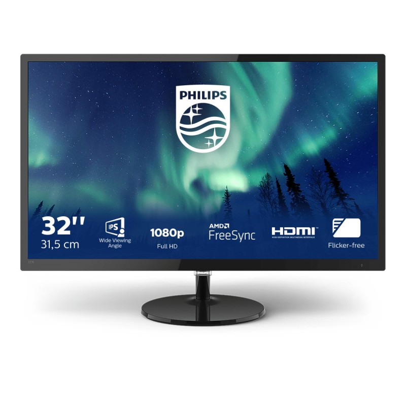 Philips E Line 327E8QJAB 00 LED display 80 cm (31.5") 1920 x 1080 Pixel Full HD IPS Nero