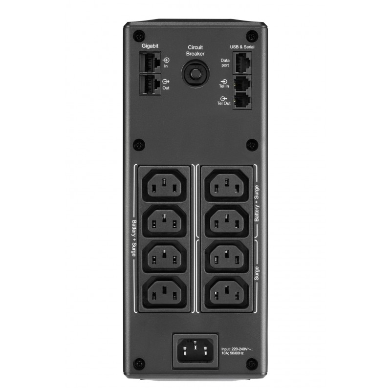 APC BR1300MI uninterruptible power supply (UPS) Line-Interactive 1.3 kVA 780 W 8 AC outlet(s)