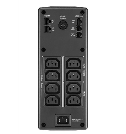 APC BR1300MI uninterruptible power supply (UPS) Line-Interactive 1.3 kVA 780 W 8 AC outlet(s)