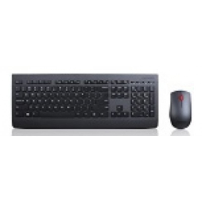 Lenovo 4X30H56816 tastiera Mouse incluso RF Wireless Nero