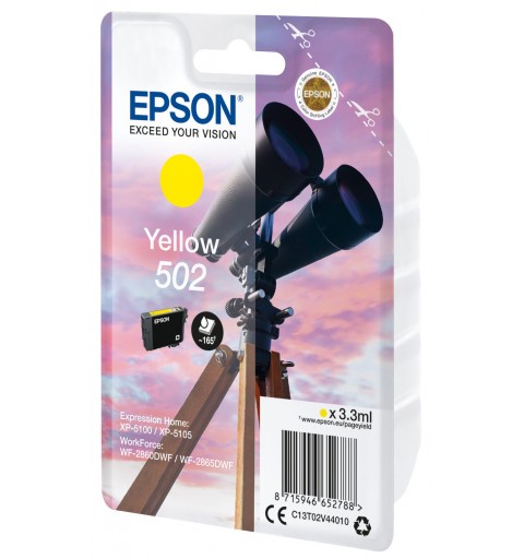 Epson Singlepack Yellow 502 Ink