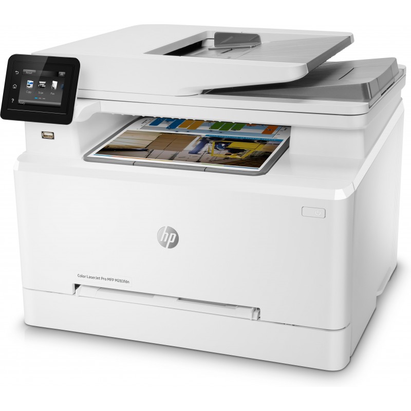 HP Color LaserJet Pro MFP M282nw, Print, Copy, Scan, Front-facing USB printing Scan to email 50-sheet uncurled ADF