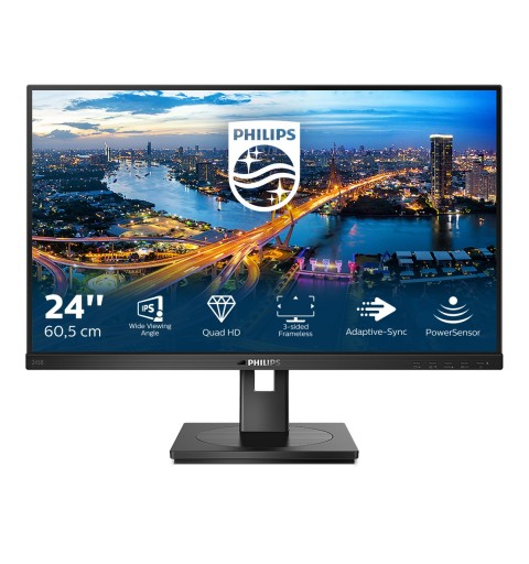 Philips B Line 245B1 00 LED display 60,5 cm (23.8") 2560 x 1440 Pixel Quad HD Nero