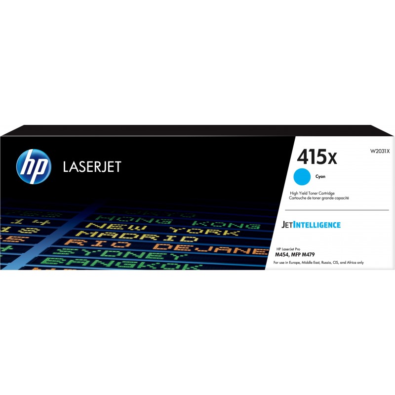 HP Cartuccia toner ciano originale LaserJet 415X ad alta capacità