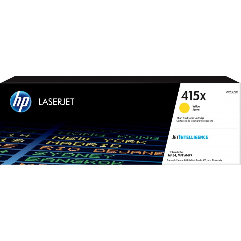 HP 415X Toner jaune LaserJet authentique grande capacité