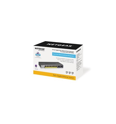 NETGEAR GS110TP Géré L2 L3 L4 Gigabit Ethernet (10 100 1000) Connexion Ethernet, supportant l'alimentation via ce port (PoE)