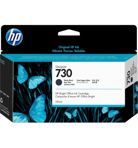 HP Cartuccia di inchiostro nero opaco DesignJet 730 da 130 ml